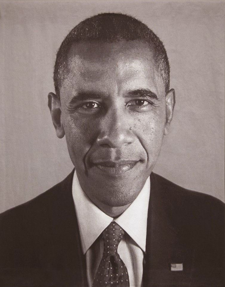 Chuck Close, Obama 2012 (II)
2012, Jaquard Tapestry