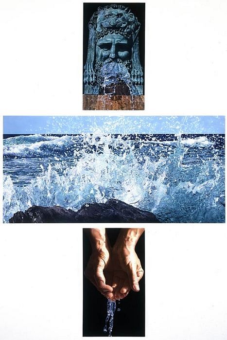 Don Eddy, Aqueous Lumina
1993, Acrylic on Canvas  (in three panels)