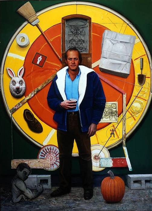 Gregory Gillespie, Rick and Large Mandala
1995 - 97, Oil and Alkyd on Board