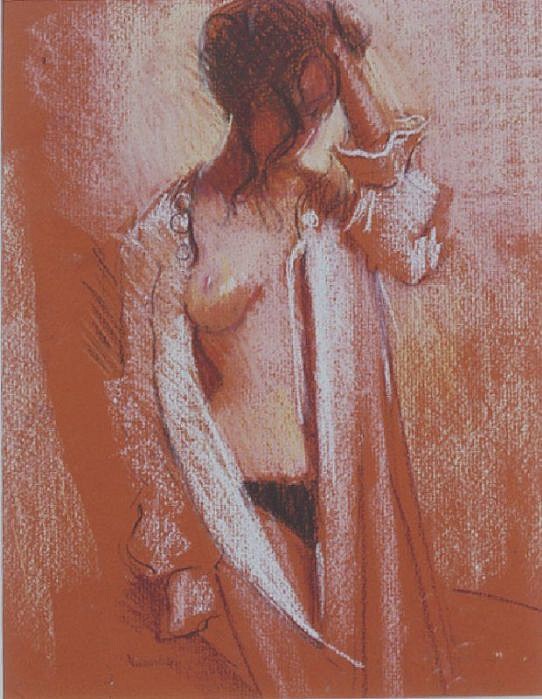Lisa Yuskavage, Pajamas
2002, Pastel on Paper