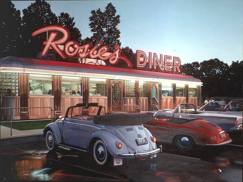 Robert Gniewek, Rosie's Diner #7
2004, Oil on Linen