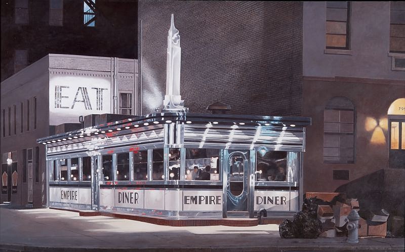 John Baeder, Empire Diner
1999, Oil on Canvas