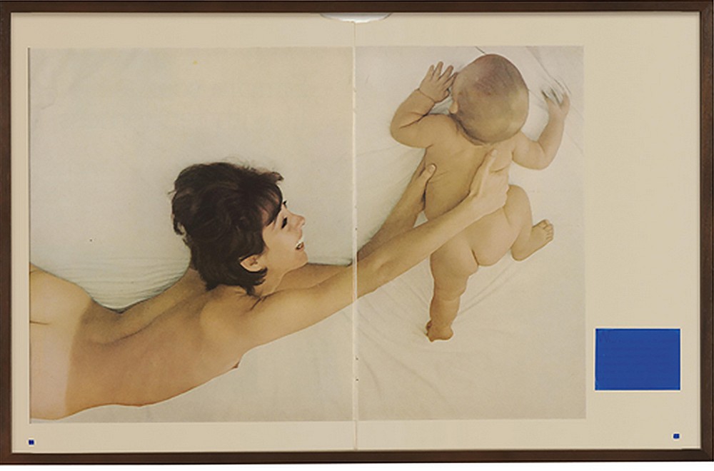 Elad Lassry, Joanne and Trace, No Distractions, B2
2007, Silkscreen Ink on Printed Paper in Artist's Frame