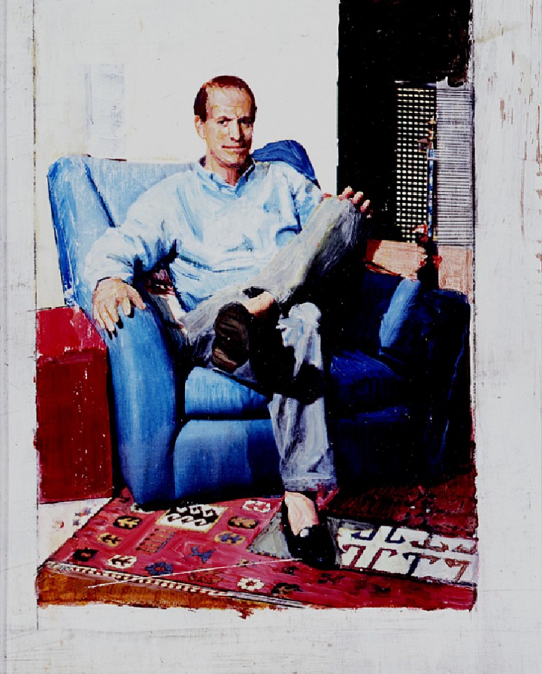Gregory Gillespie, Untitled  (Rick Seated)
1993, Mixed Media