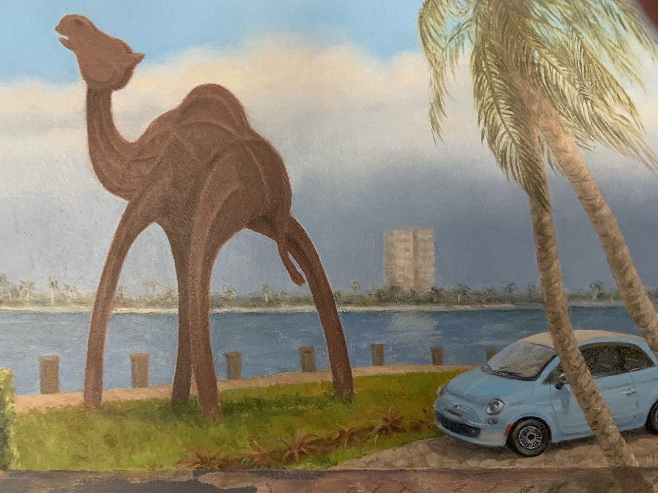 Hilary Harkness, Untitled (Fiat and Camel)
2018, Oil on Canvas
