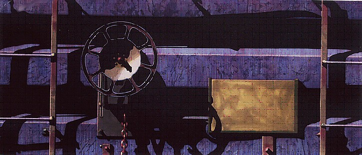 Robert Cottingham, Rolling Stock for Mark
1992, Etching and Aquatint