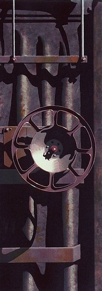 Robert Cottingham, Rolling Stock for Armyn
1992, Etching and Aquatint