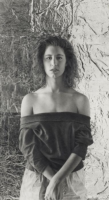 Kent Bellows, Susan at Marty's
1988, Pencil on Paper