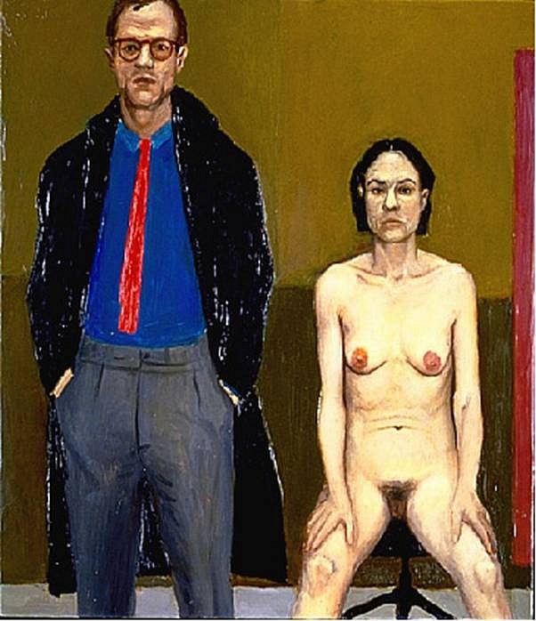 William Beckman, Study for "Overcoat"
1985, Oil on Panel