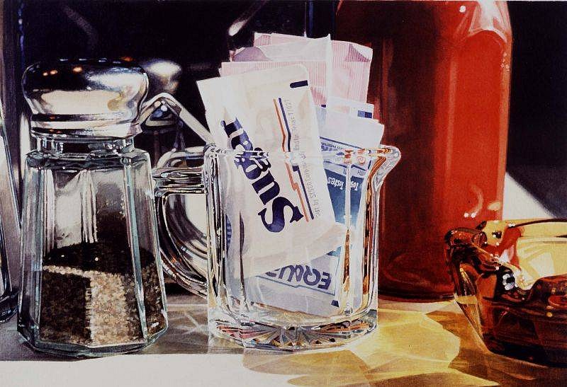 Ralph Goings, Sugar
1993, Watercolor on Paper