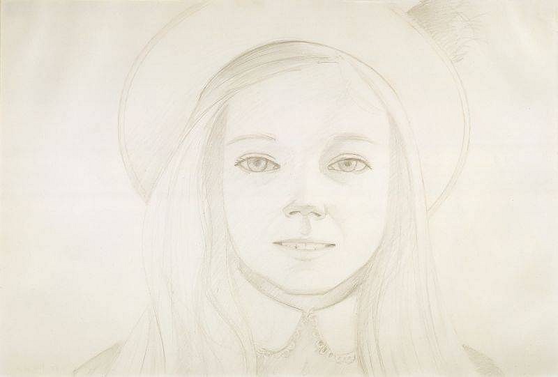 Alex Katz, Amanda I
1973, Pencil on Paper