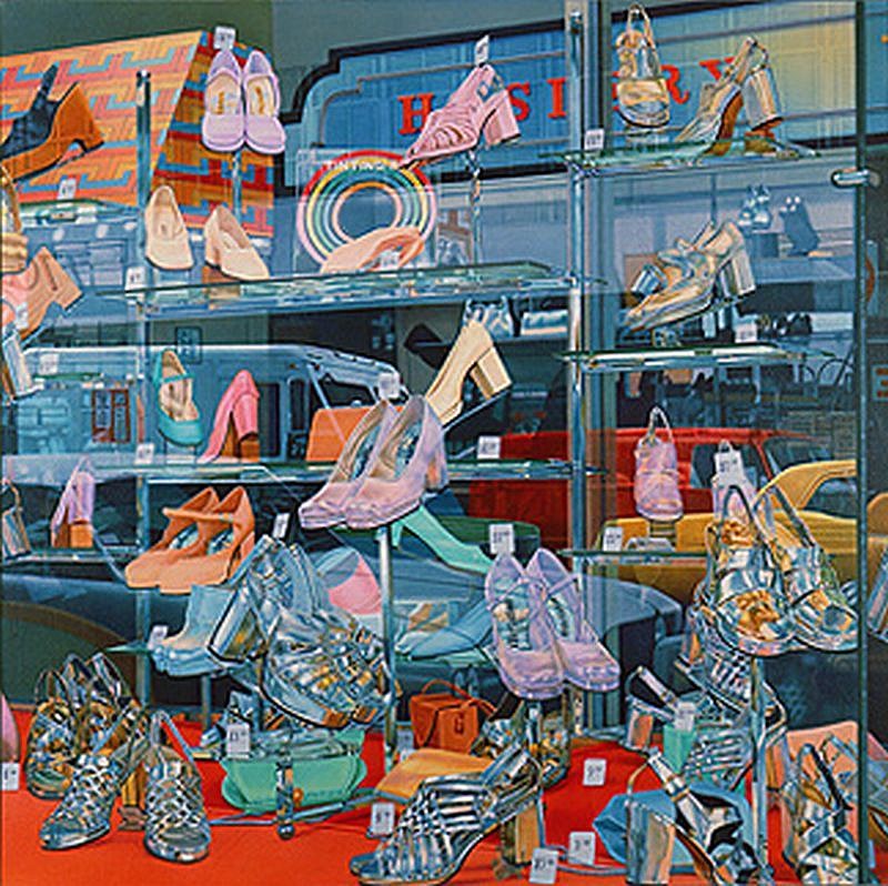 Don Eddy, Silver Shoes
1972, Acrylic on Canvas