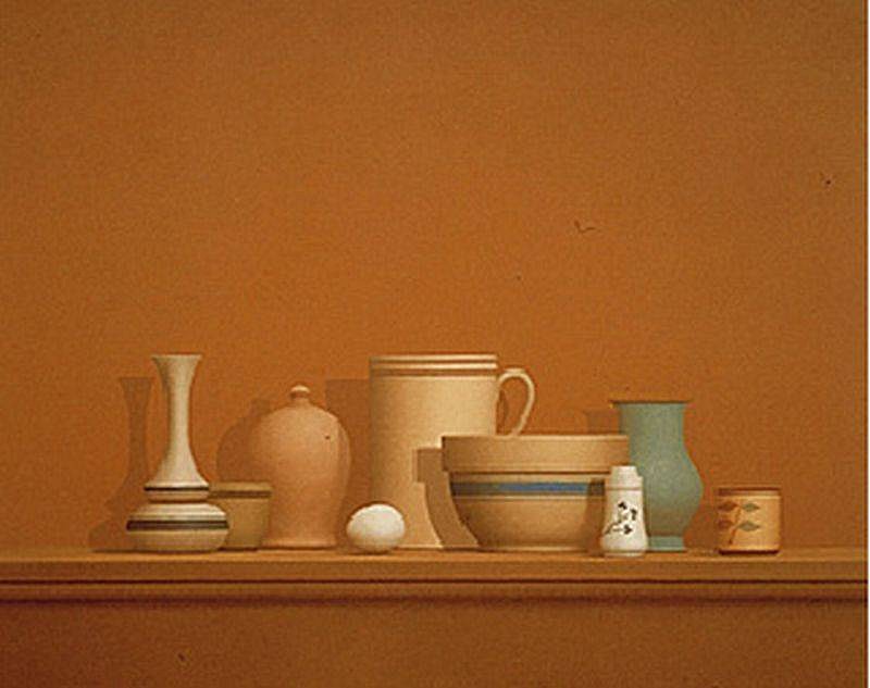 William Bailey, Arezzo Still Life
1979, Oil on Canvas