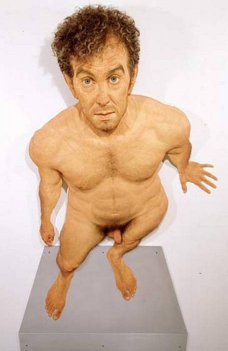 Evan Penny, Aerial
2005, Silicone, Pigment, Hair, Fabric, Aluminum