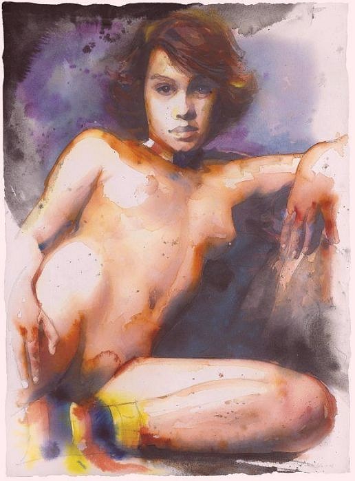 Martin Eder, Untitled
2002, Pencil and Watercolor