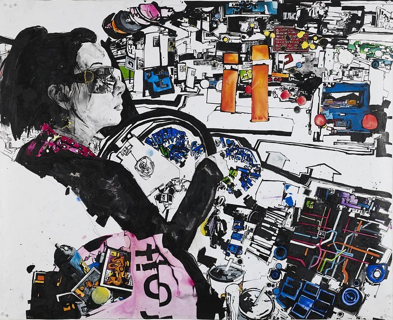 Zak Smith, Nadia Nitro
2008, Acrylic and Ink on Paper