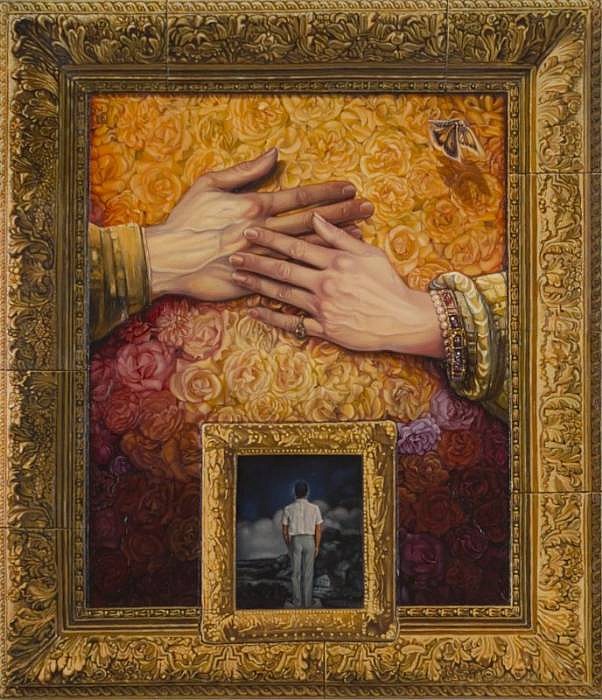 Juan Gonzalez, Rembrandt's Hands, Vermeer's Frame...
1990, Mixed Media