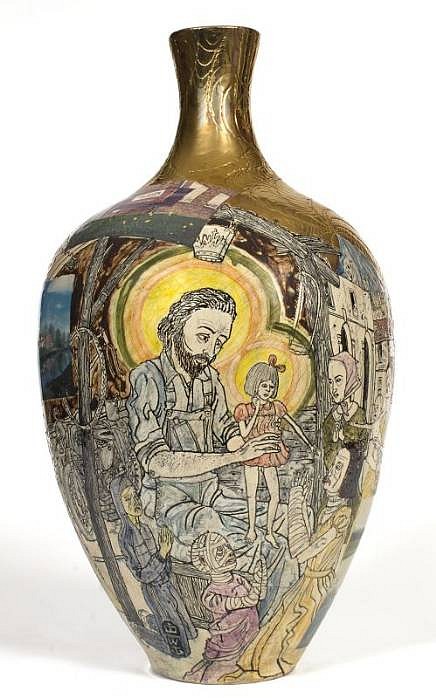 Grayson Perry, He Comes Not in Triumph
2004, Glazed Ceramic