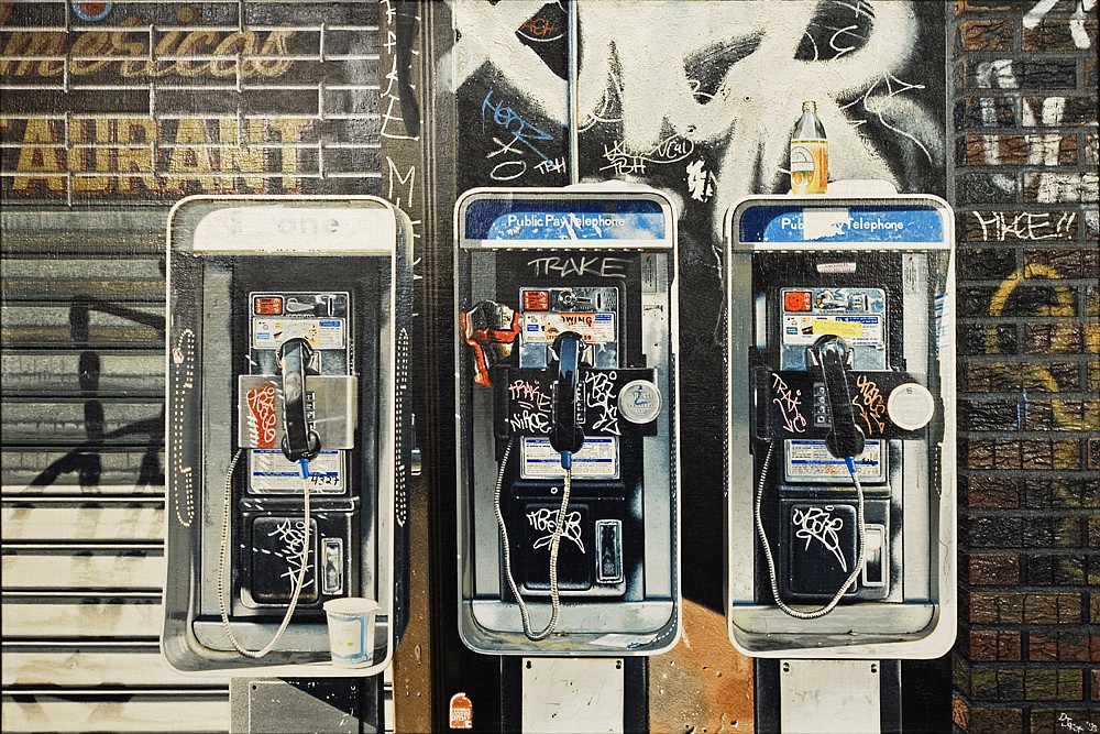 Don Jacot, Pay Phones
1995, Oil on Linen