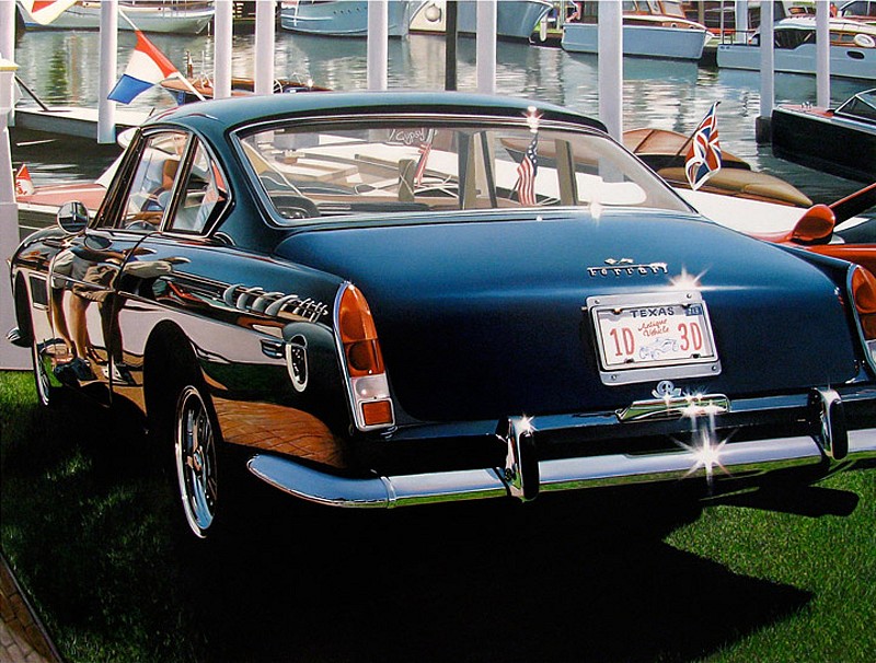 Cheryl Kelley, Ferrari by the Bay
2010, Oil on Aluminum Panel