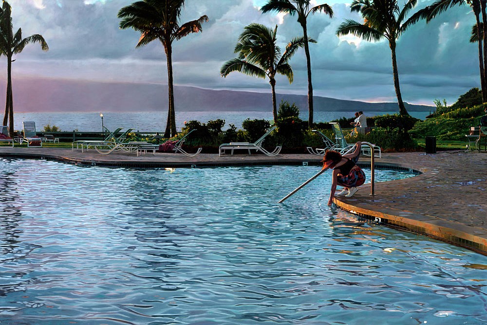 Jack Mendenhall, Kapalua
1995, Oil on Canvas