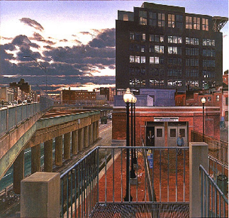 John Moore, Outbound
1991-92, Oil on Canvas