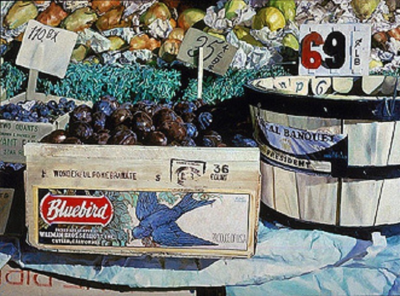 Idelle Weber, Blue Bird
1972, Oil on Canvas