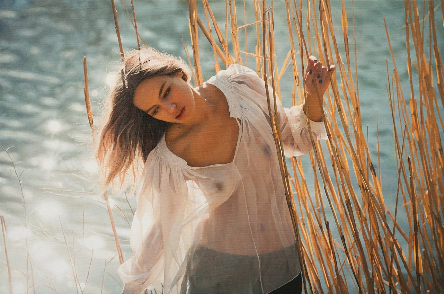 Yigal Ozeri, Untitled (Zuzanna)
2012, Oil on Canvas