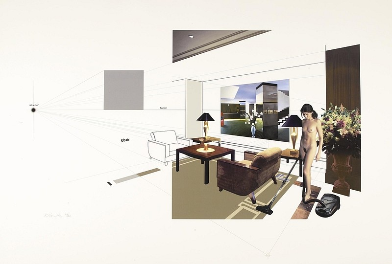 Richard Hamilton, Chiara & Chair
2004, Inkjet Digital Print on Somerset Paper