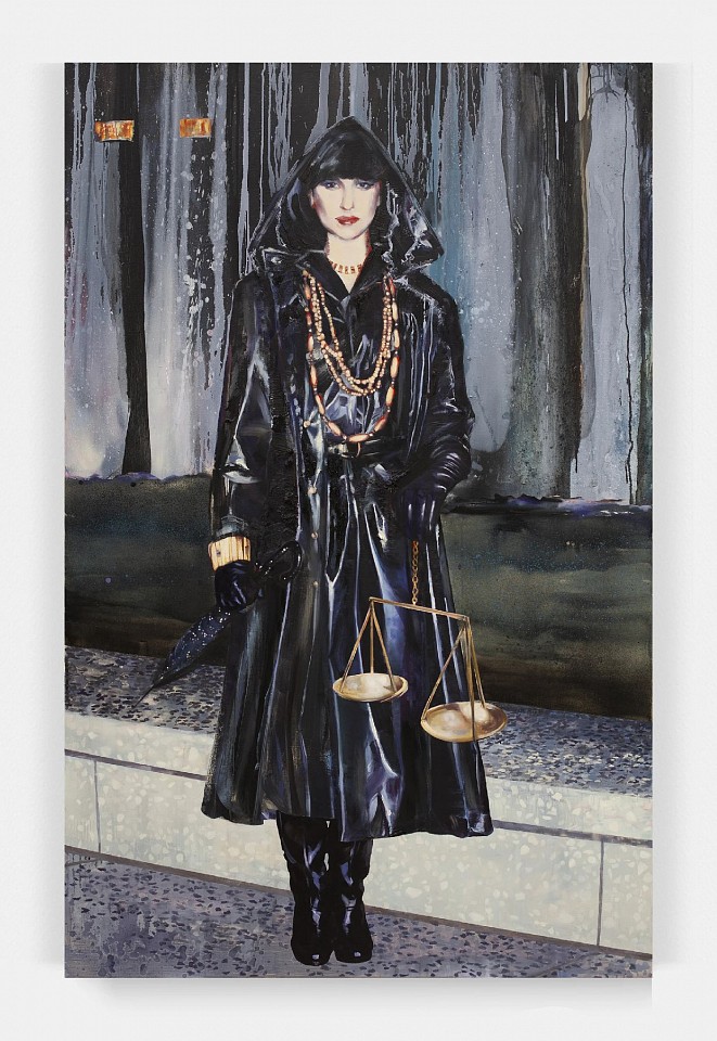 Paulina Olowska, Temida
2019, Oil on Canvas