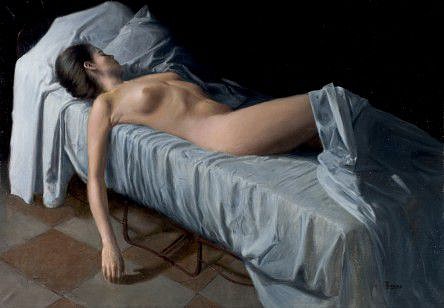 Bernardo Torrens, Desnudo femenino""
Oil on Canvas