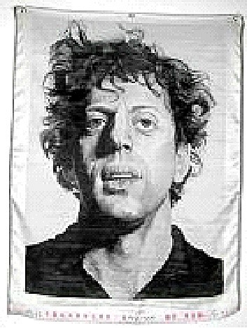 Chuck Close, Phil, BAM III Portfolio
1991, Woven Silk Tapestry