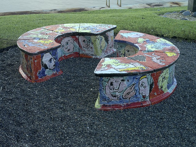 Viola Frey, Conversation Bench II
2004, Ceramic