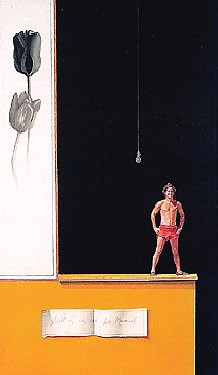 Juan Gonzalez, Still Life in Red for Manuel
1987, Watercolor,  Gouache and Graphite on Paper