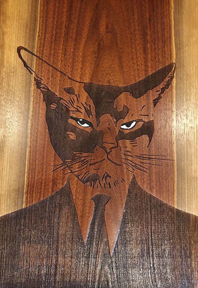 Chris Wilson, Omar is Coming
2020, Acrylic on Carved Maple Wood