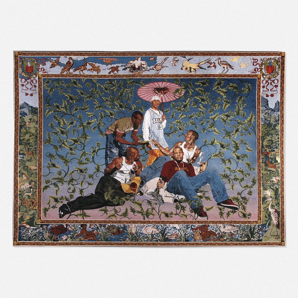 Kehinde Wiley, The Gypsy Fortune-Teller
2007, Jacquard Tapestry in Merino Wool and Cotton